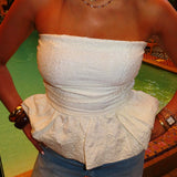 Aura Peplum Top