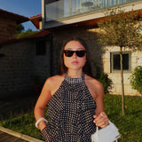The Dot Halter Top