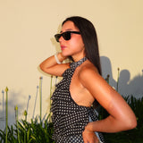 The Dot Halter Top