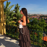 The Tiered Maxi Dress - Cacao