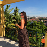 The Tiered Maxi Dress - Cacao