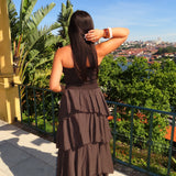 The Tiered Maxi Dress - Cacao