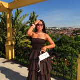 The Tiered Maxi Dress - Cacao