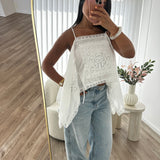 Boho White Top